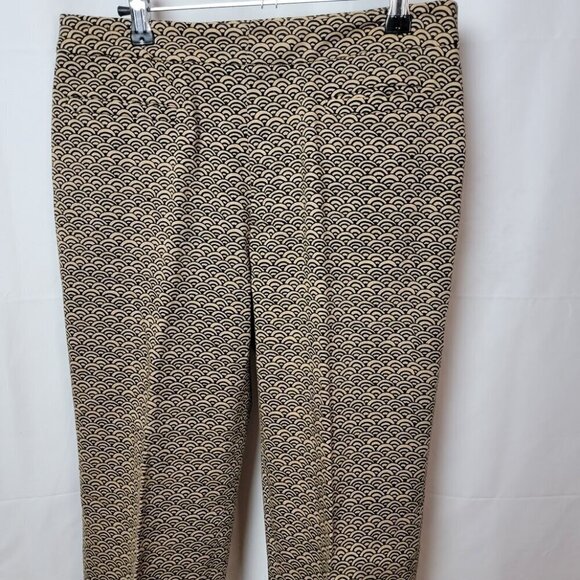 Dana Buchman Pants - Gold/Black Pattern - Really Cute! - Picture 6 of 10